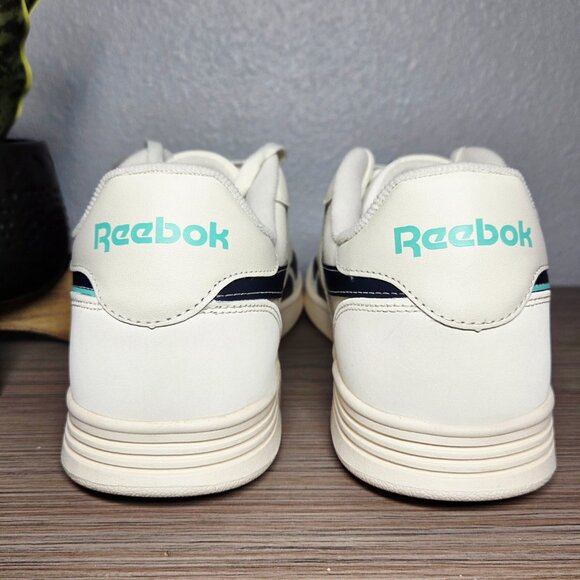NEW!!! Reebok Court Advance-White,Navy,Teal-Leather, DMX Microbubble: Size 12 main image 7